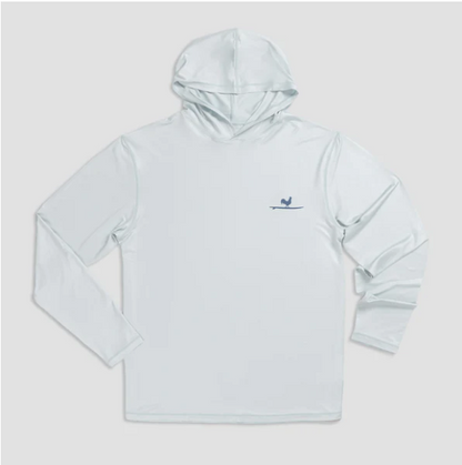 Beach & Barn - Surfing Rooster Hooded Sunshelter - White