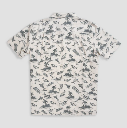 Beach & Barn - Fish Islands Sport Shirt - Cream