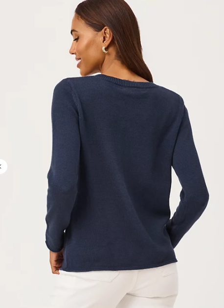 Lilly Pulitzer Kellyn Sweater Low Tide Navy