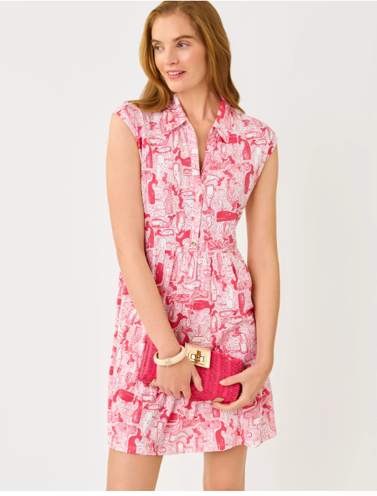 Lilly Pulitzer Arley Dress Thar She Blows - Paradise Punch