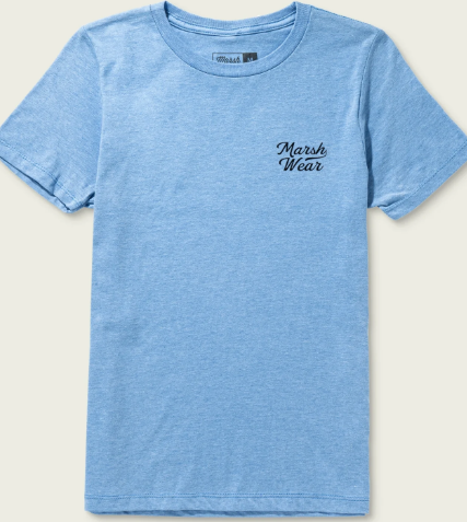 Marsh Wear Youth Heritage Lab SS t-shirt Blue Heather