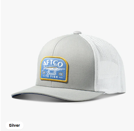 AFTCO Youth Trilogy Trucker Hat Silver