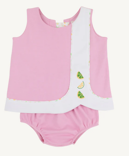 Beaufort Bonnet Tilly Snap Set (Bloomers) - Pier Party Pink & Citrus Style