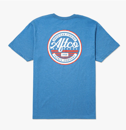 AFTCO - United Tee - Azure Heather