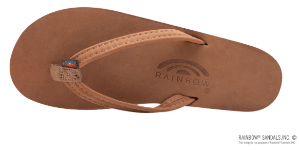 Rainbow - Double Layer Arch, Narrow Strap - Redwood