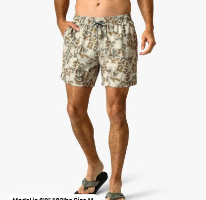 AFTCO Strike Swim Shorts | Sand Grouper Camo
