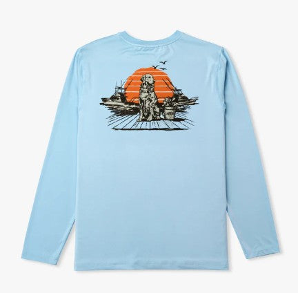 AFTCO Bucket UVX Long Sleeve | Airy Blue