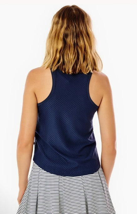 Addison Bay Active Mesh Seamed Everyday Tank | Navy
