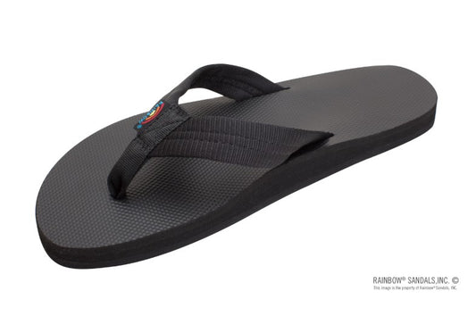 Rainbow Sandals Mens Classic Rubber - Single Layer Soft Top 1" Nylon Strap