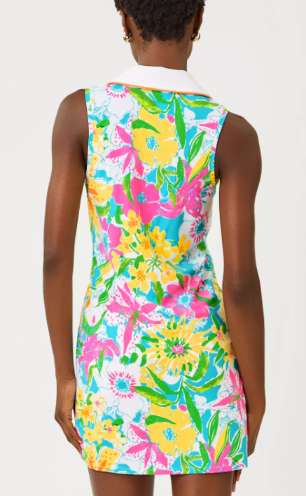 Lilly Pulitzer Cayo Costa Sleeveless Dress UPF 50+ - Lovely Lilly