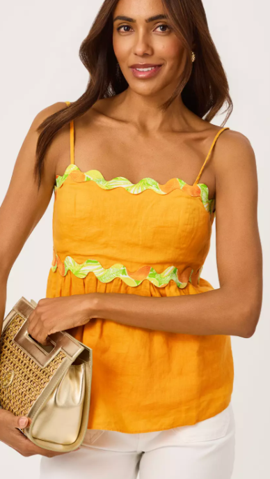 Lilly Pulitzer Jaydis Top - Citrus Cooler