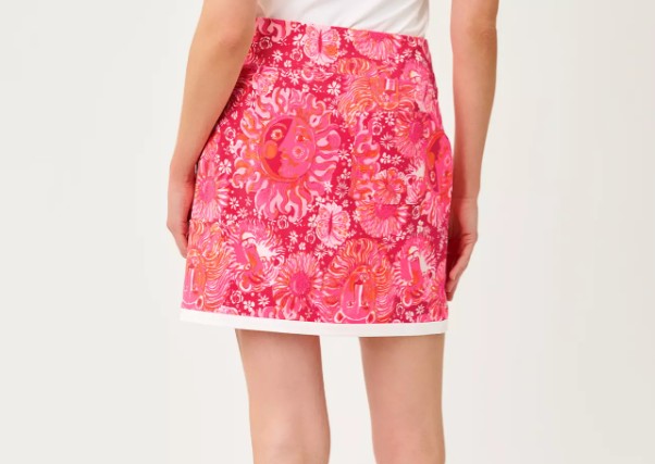 Lilly Pulitzer UPF 50+ Luxletic Monica Bow Skort | Paradise Punch