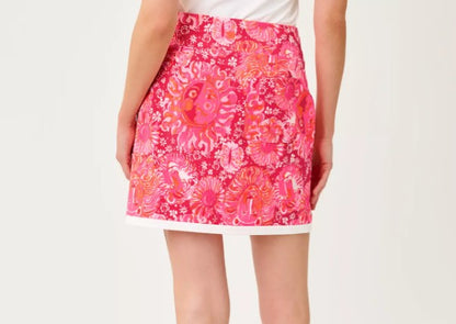 Lilly Pulitzer UPF 50+ Luxletic Monica Bow Skort | Paradise Punch