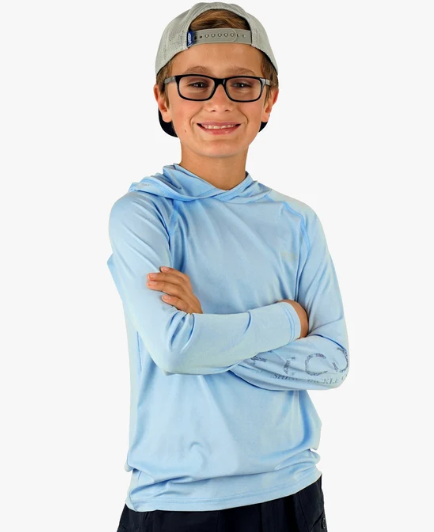 AFTCO - Youth Samurai Hood Performance LS Shirt