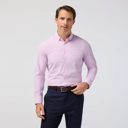 Mizzen + Main Leeward Long Sleeve Dress Shirt Pink Salt
