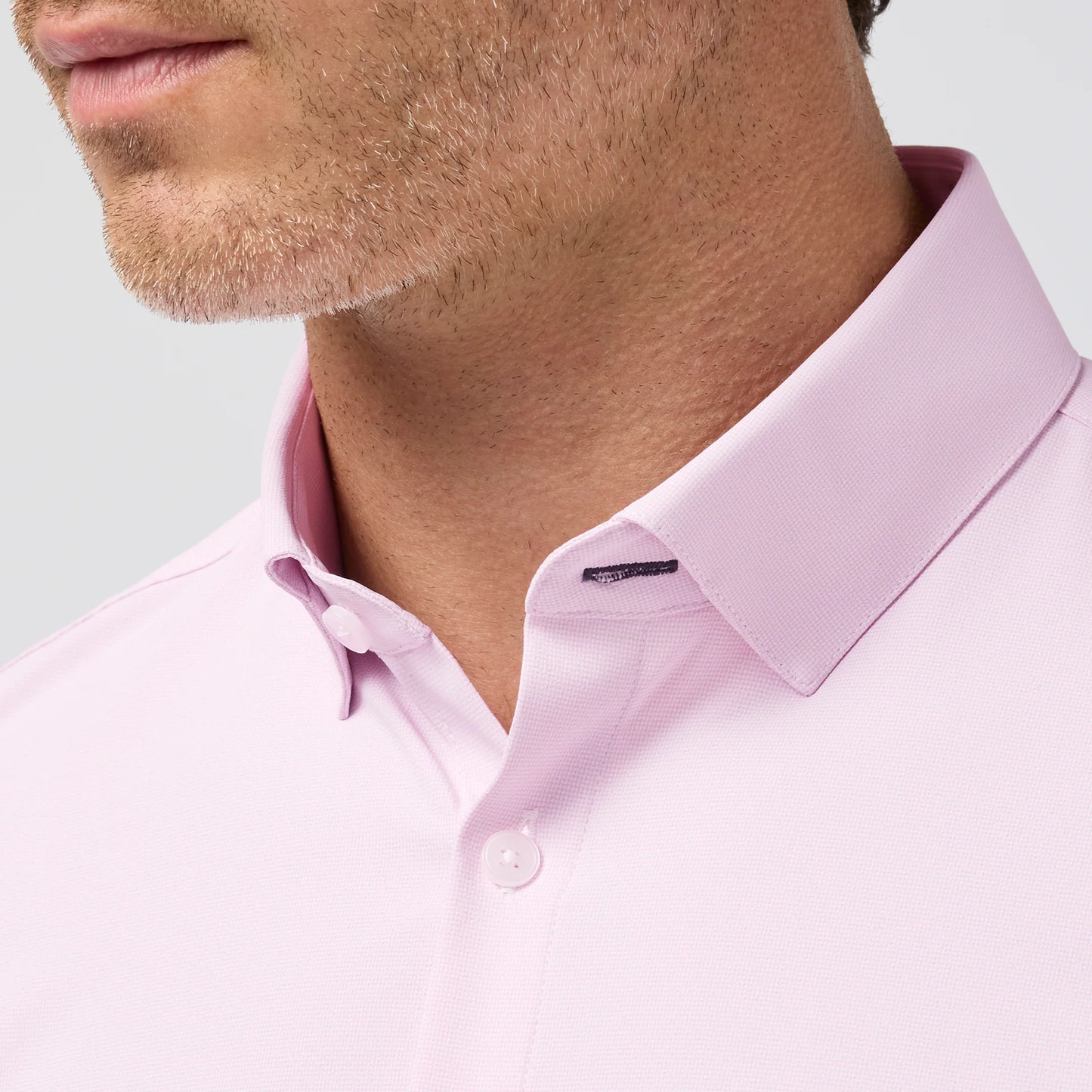 Mizzen + Main Leeward Long Sleeve Dress Shirt Pink Salt