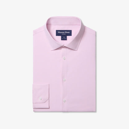 Mizzen + Main Leeward Long Sleeve Dress Shirt Pink Salt