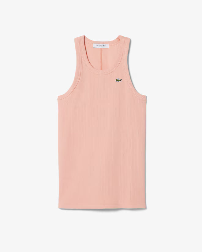 Lacoste Women's Slim Fit Cotton Tank Top | Rose