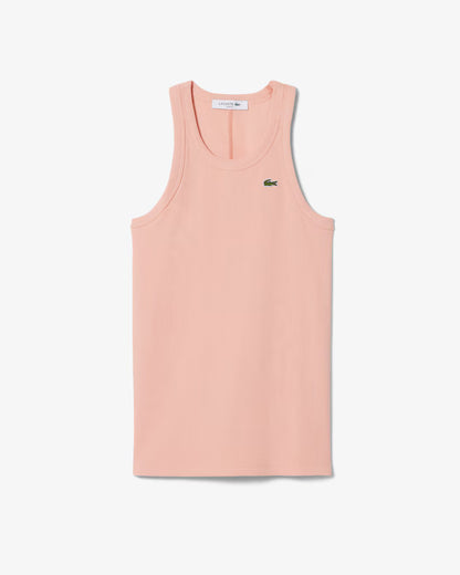 Lacoste Women's Slim Fit Cotton Tank Top | Rose