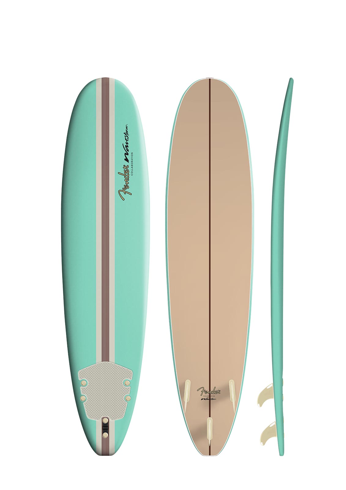 Wavestorm  Fender Signature 8ft Surfboard | Turquoise