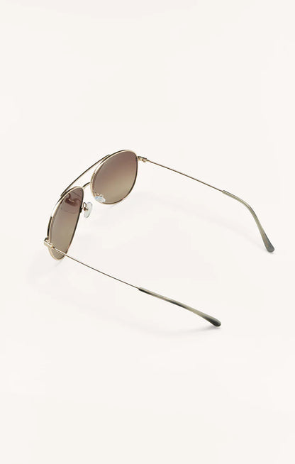 Driver sunglasses-GOLD GREY-ZEM222112S-Z SUPPLY