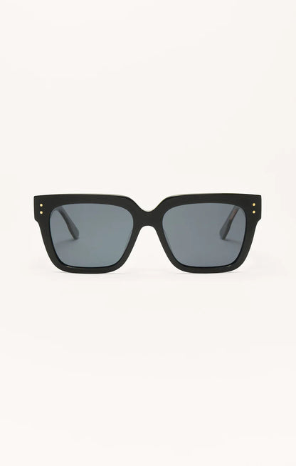 Brunch Time sunglasses-POLISHED BLACK/GREY POLAIRZED-ZEA232101S-Z SUPPLY