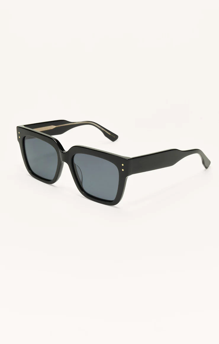 Brunch Time sunglasses-POLISHED BLACK/GREY POLAIRZED-ZEA232101S-Z SUPPLY