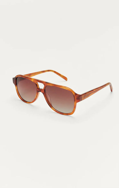 Good Time sunglasses-BROWN TORT GREY POLARIZED-ZEA222115S-Z SUPPLY