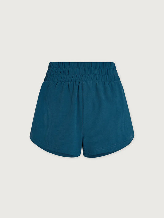 Varley  Kallin Piped Running Short - Mallard Blue