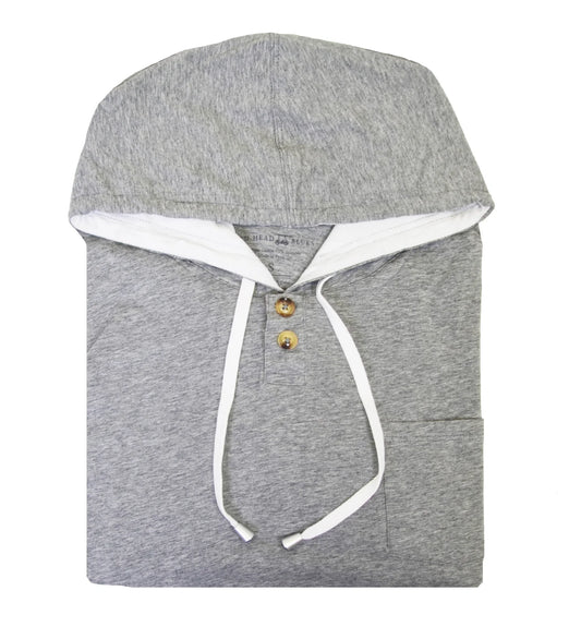 Deep Point Hoodie-Heather Grey-DP-HOODIE-HG-Baldhead blues