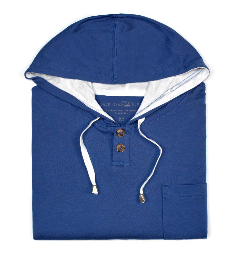 Deep Point Hoodie-Solid Medieval- Bald Head Blues