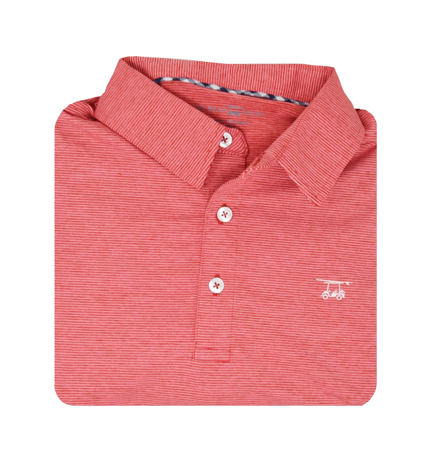 Limited edition polo-Heather RED/thin white-PALBATROSS-LE6-HRTW-Baldhead blues