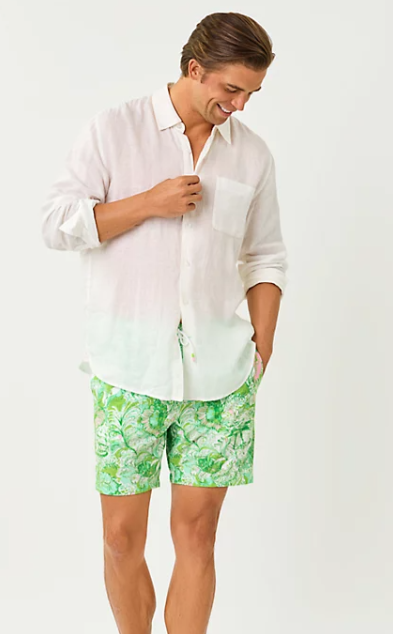 Lilly Pulitzer - Del Lago 6” Swim Trunks