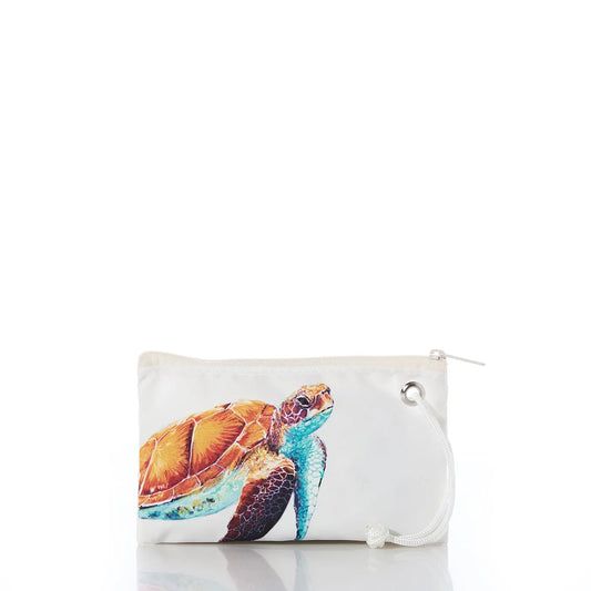 Sea Bags of Maine Multicolor Sea Turtle Wristlet