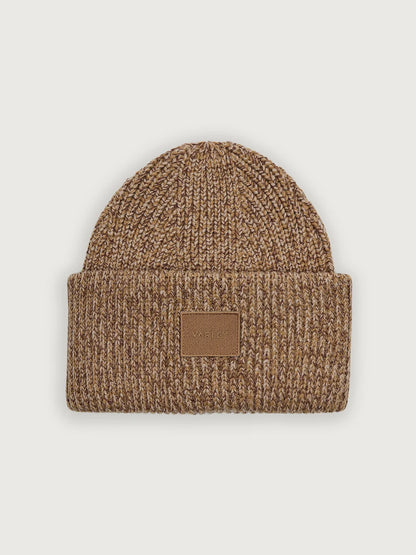 Varley Carly 2.0 Knit Beanie | Color: Golden Bronze Fleck