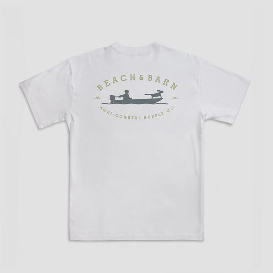Beach & Barn - Fun Run Tee - White