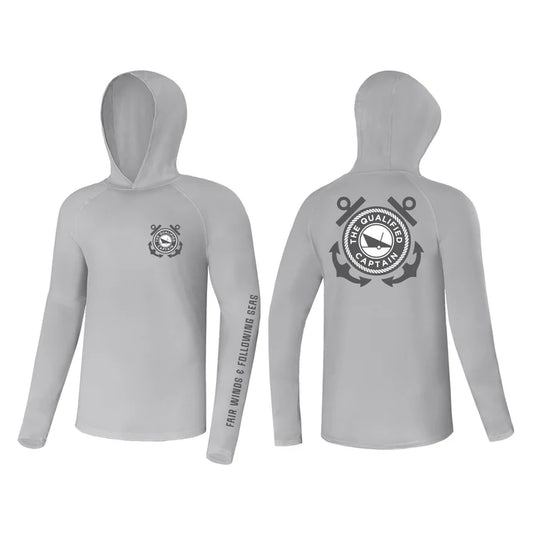 Qualified Captain Captain Sun Hoodie | Silver