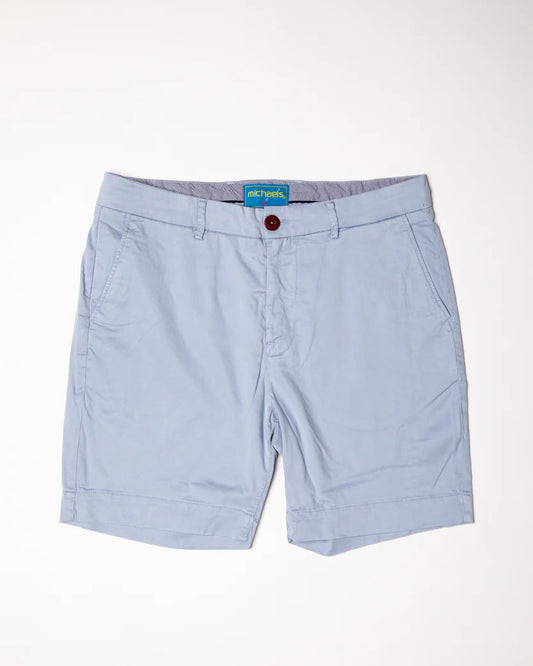 Michaels Solid Pima Cotton Stretch Short - Light Grey