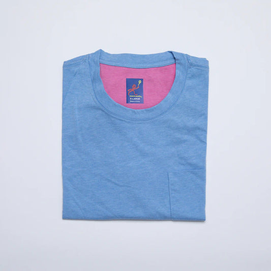 Michael's Men's Solid Crew Neck T-Shirt - Medium Blue