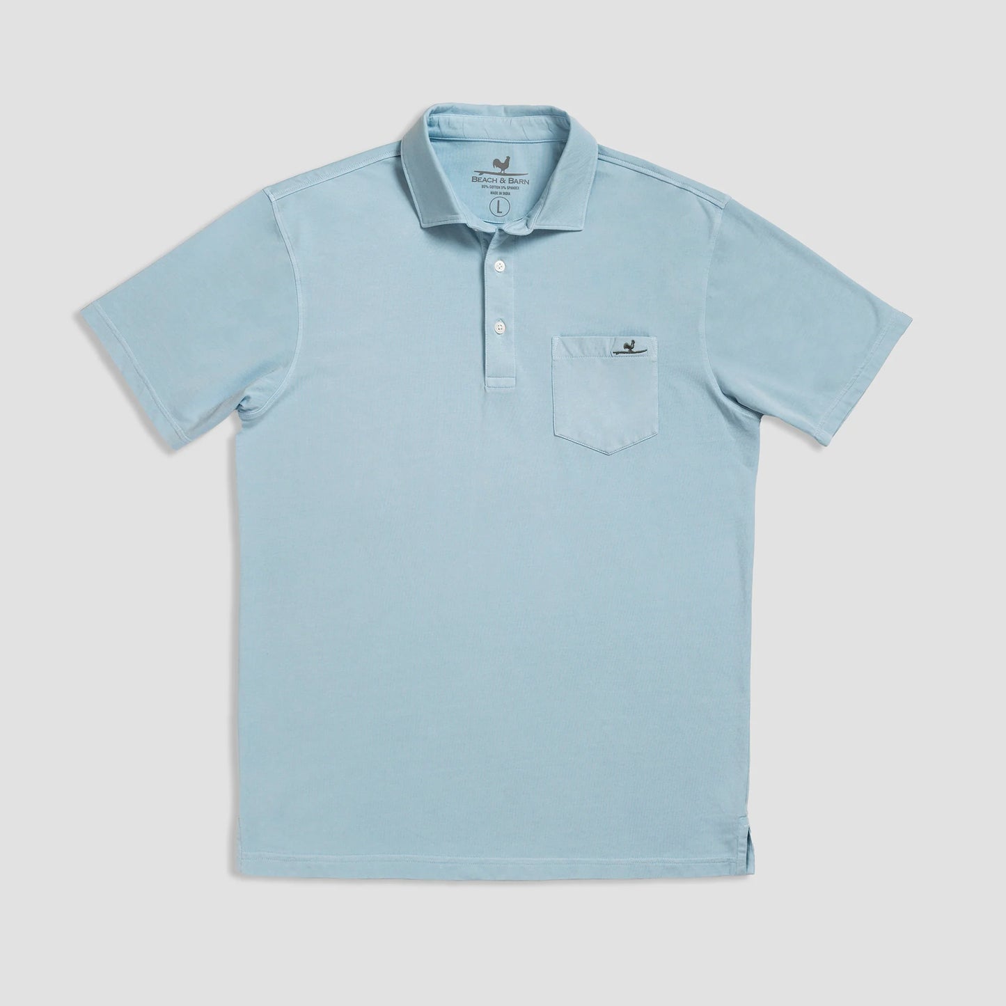 Beach & Barn - Road Trip Polo - Lt. Blue