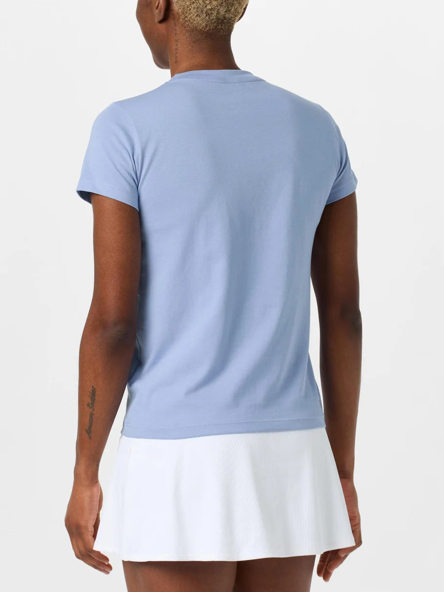 Lacoste Women's Ultra Dry Technical Cotton T-Shirt | Blue