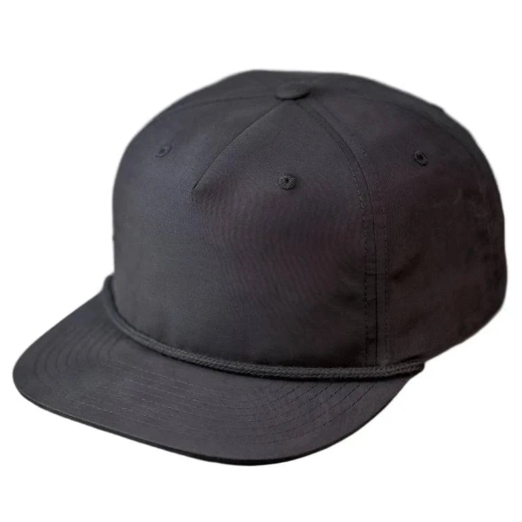 Qualified Captain Fair Winds Trucker Hat | Black (Black Rope)