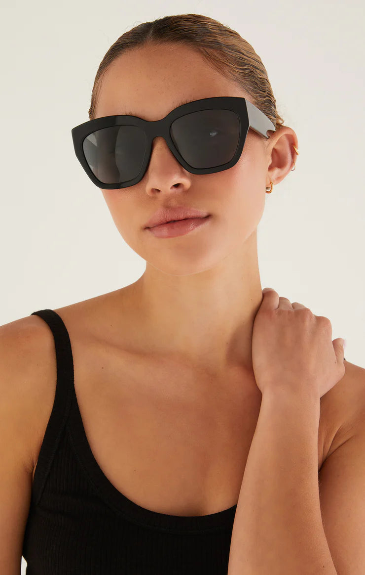 Iconic sunglasses-POLISHED BLACK/GRE-ZEA222100S-Z SUPPLY